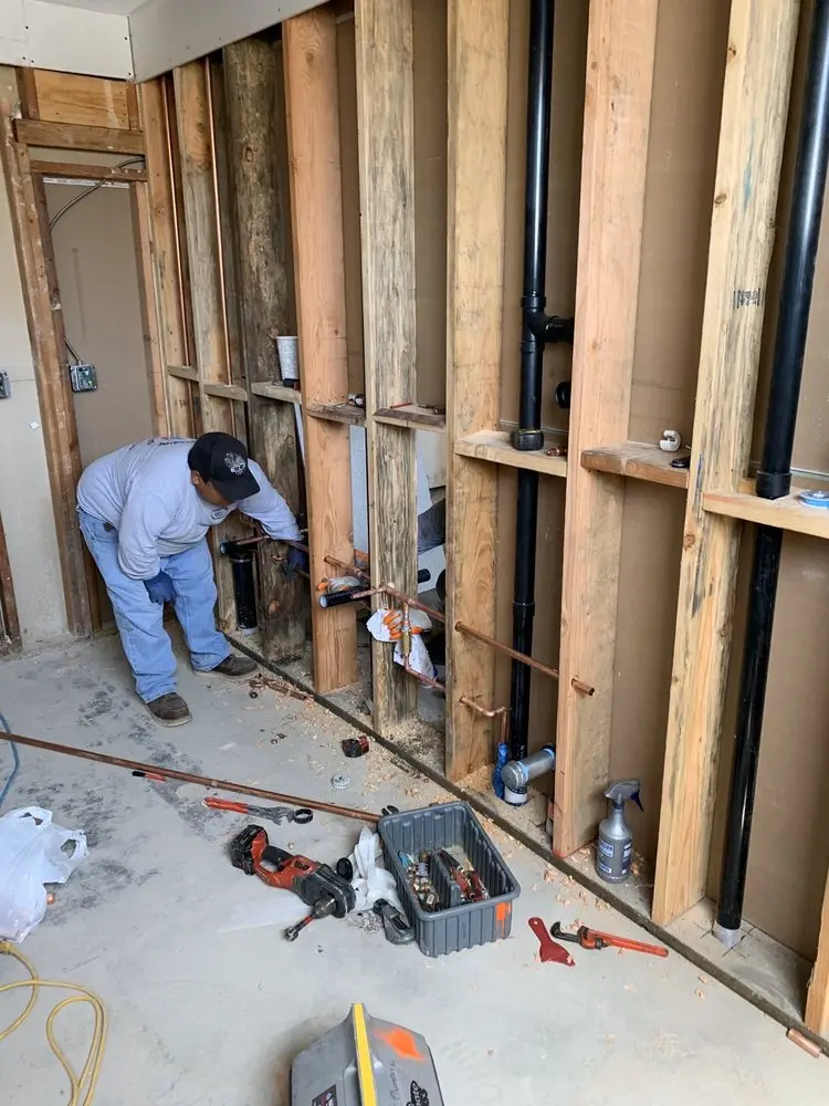Commercial rough-in plumbing for Water Heater Replacement in Sedgewood